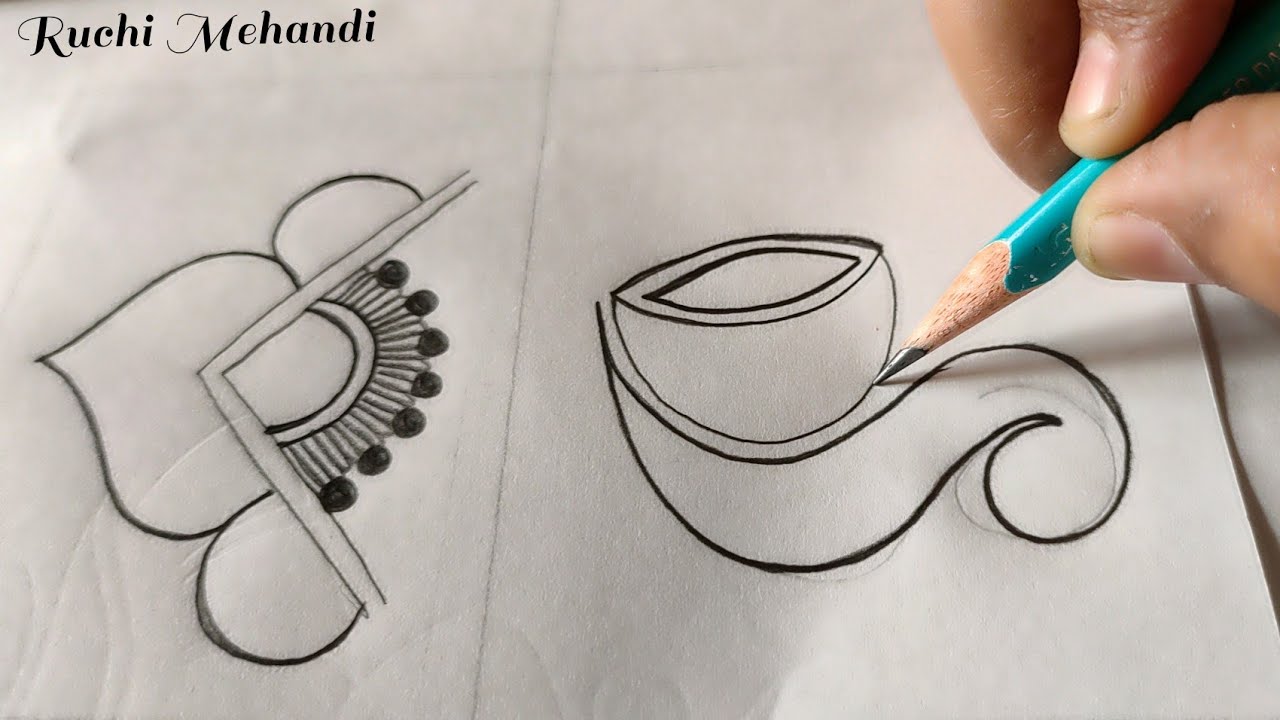 Mehandi Classes - 14 For Beginners | Learn Basic Shapes Of Mehandi Designs | Ruchi Mehandi 2022