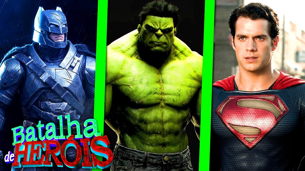 Minecraft : IRON SUPERMAN vs HULK vs IRON BATMAN - BATALHA DE HERÓI