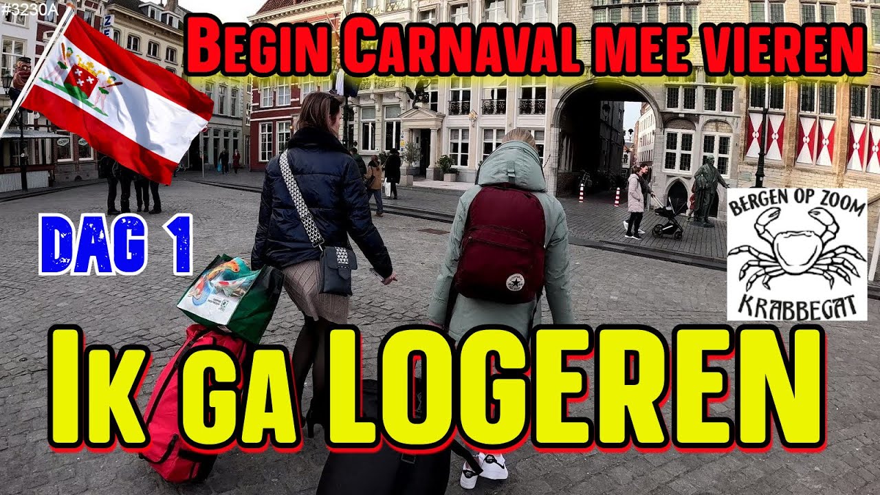 Ik ga CARNAVAL vieren in BERGEN op ZOOM en blijf LOGEREN bij OPA en OMA #3230A