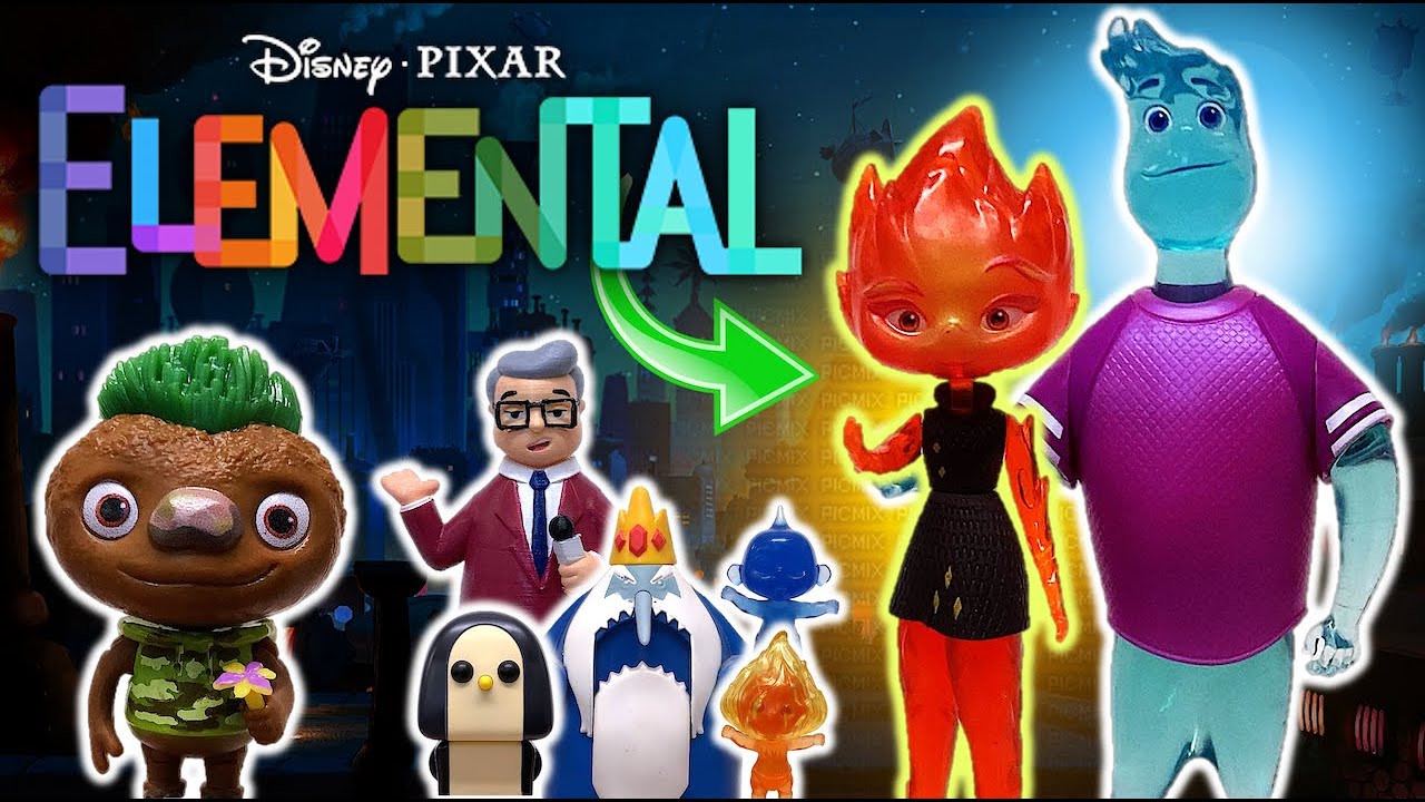 Disney Pixar ELEMENTAL - Colección de Figuras Mattel (2023) - TOY SHOTS | Pack de Exploración Ciudad