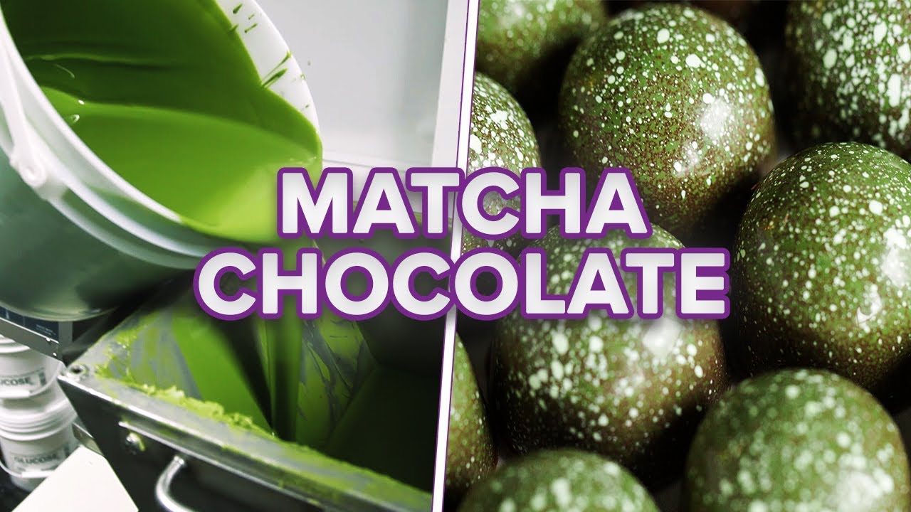 Matcha Chocolate &ndash; Watch the exciting artisan process of making it