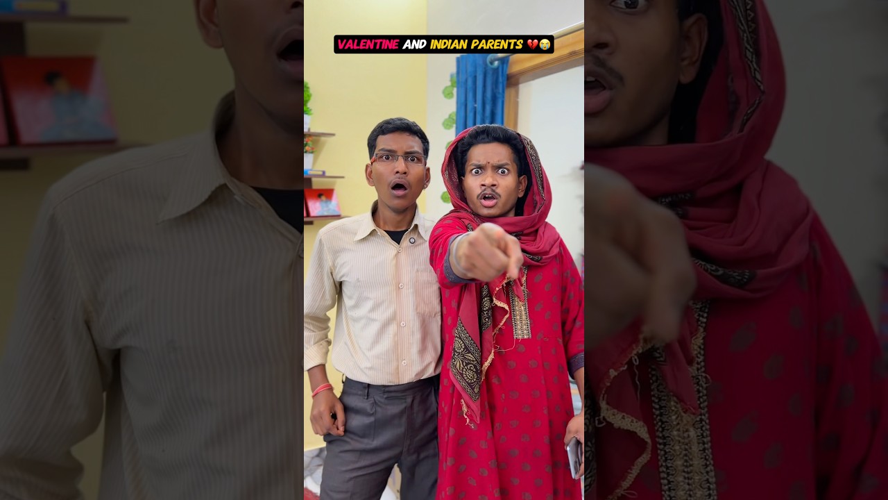 Valentine And Indian Parents 💔😭 #shrots #funny #comedy  #comedyshorts