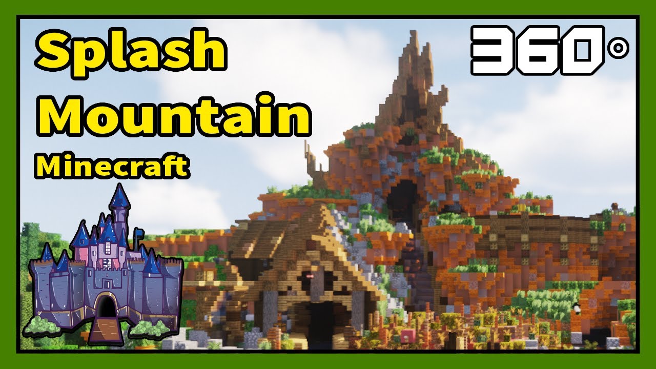 (360°) Splash Mountain POV | Minecraft Disneyland | ImagineFun