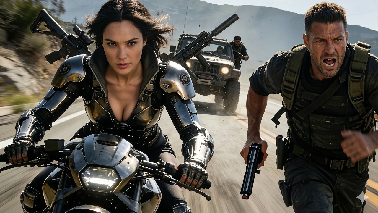 Cartel killers hunt him! Mystery biker girl saves him, breaks the siege!