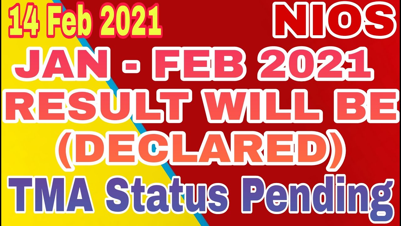 Nios Jan Feb Exam Result || Nios Big Official Update || Nios official Notification