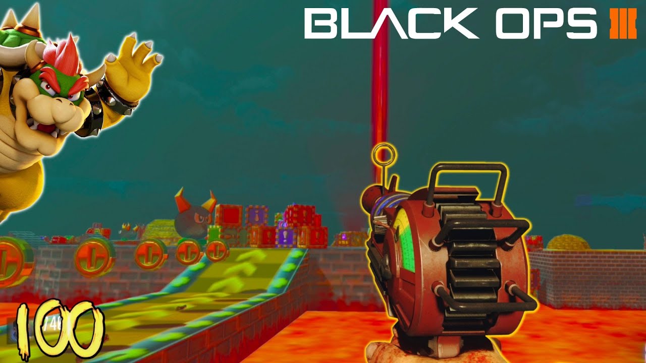 Black Ops 3 Zombies: Mario Lava Land!