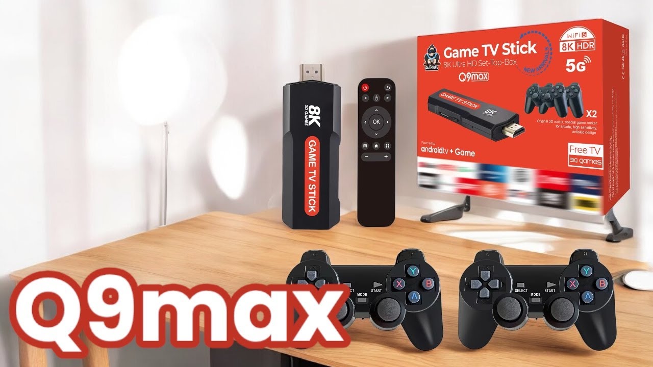 Manual de usuario Game Stick Q9Max como entrar a juegos, guardar, salir, controles, mandos android