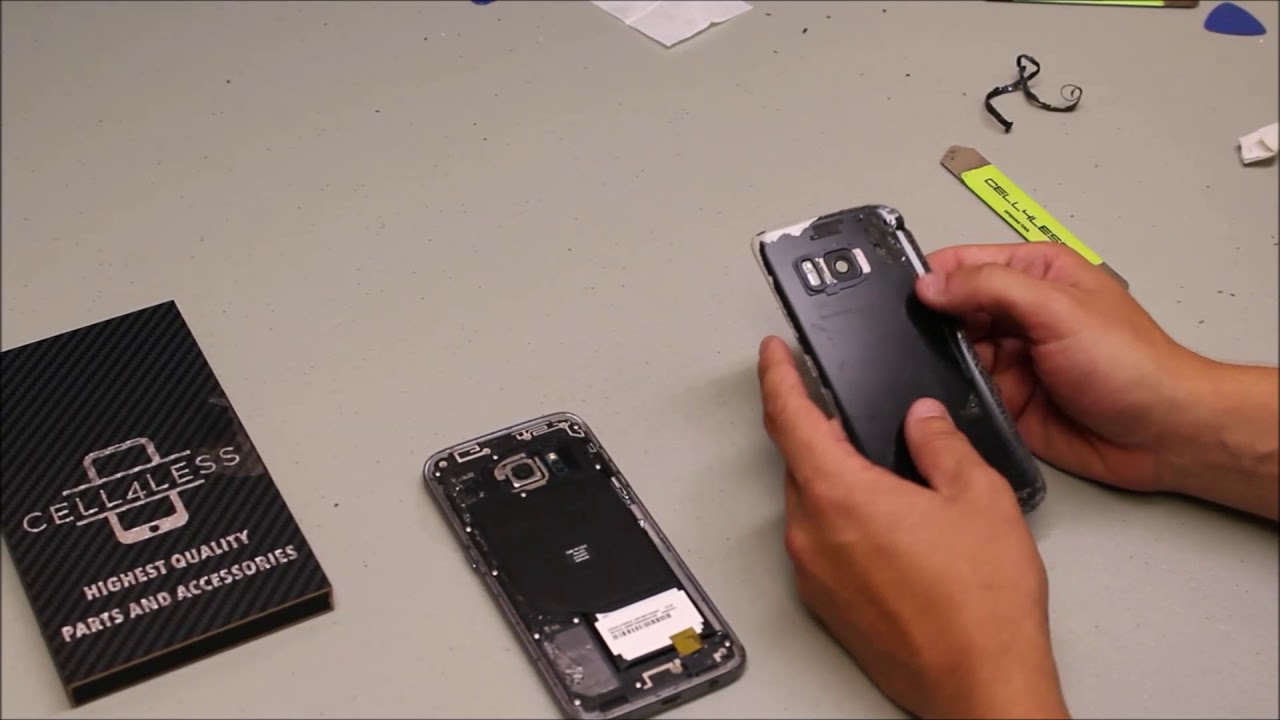 Samsung Galaxy S7 Back Glass Replacement How To Video by Cell4less