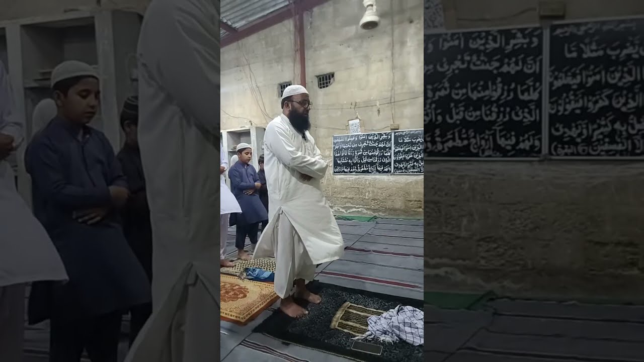 Namaz taraveeh | Karachi se live | Hafiz Qari Muneer  ahmad |
