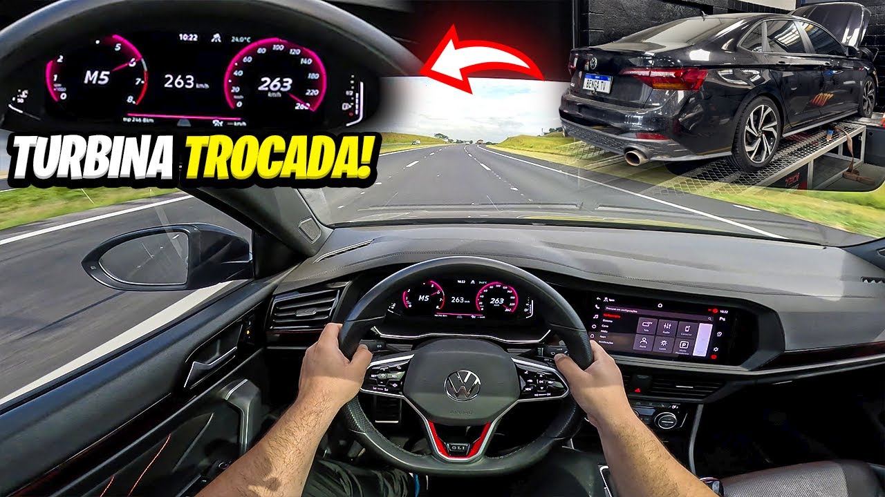 JETTA GLI A 263 KM/H! PROVEI QUE É STAGE 2 INQUEBRÁVEL! 🚗💨🔥