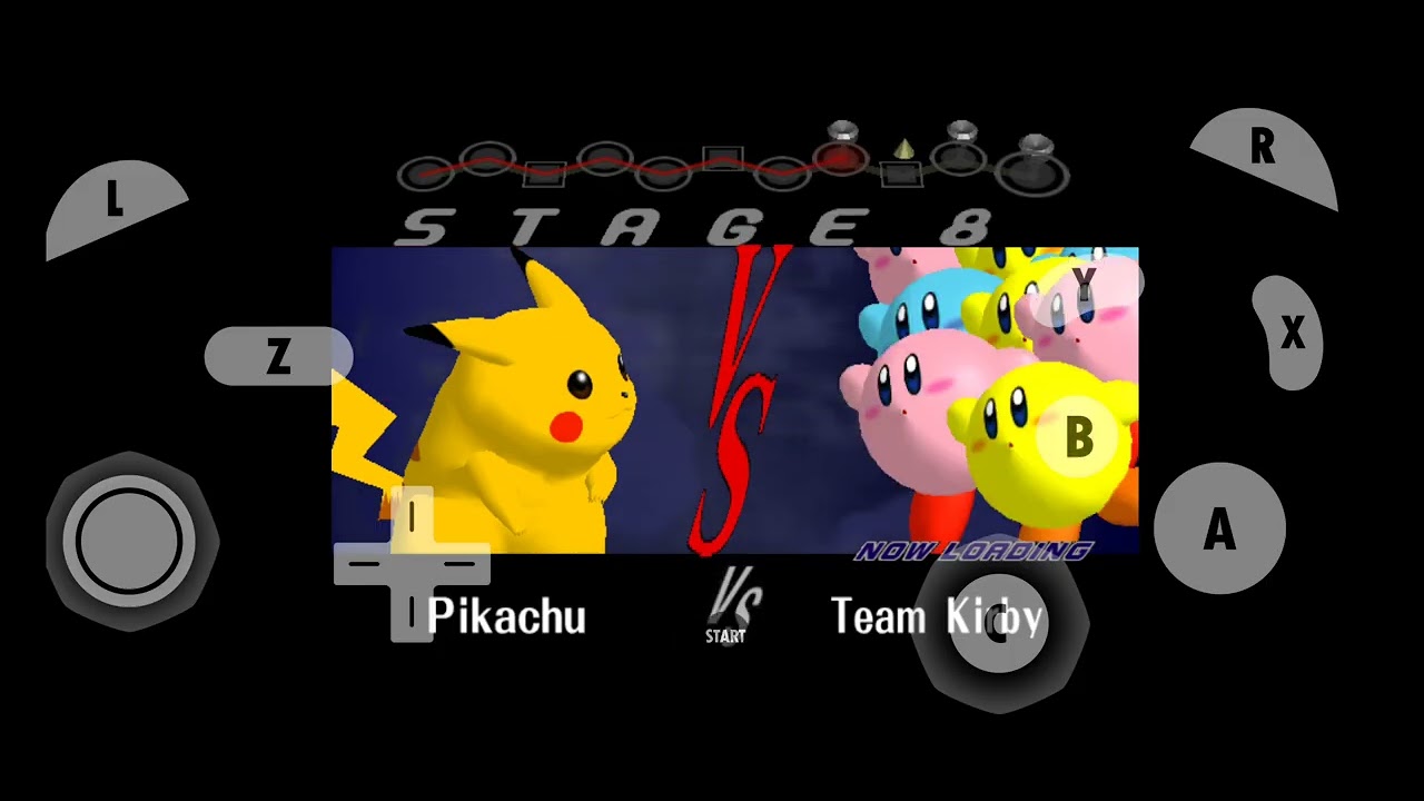 Jugando smash bros melee y desbloqueado a jiggly puff