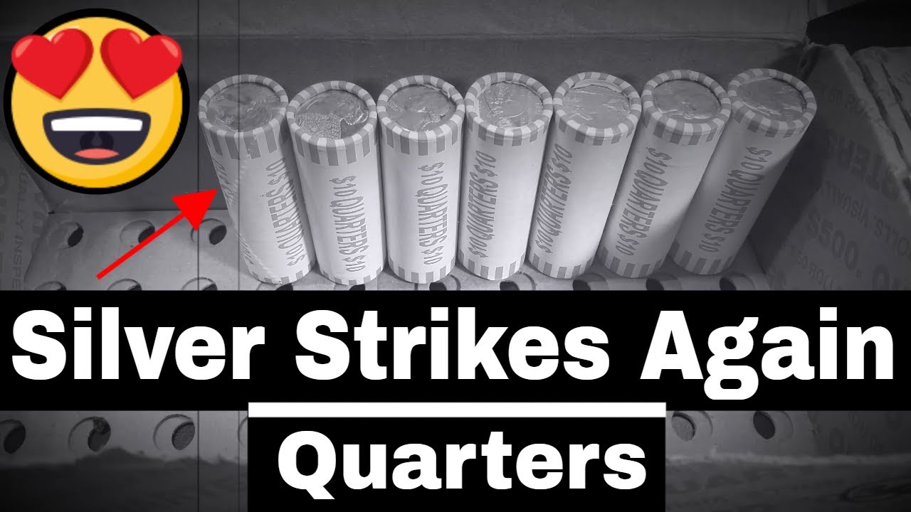 Several Silver Quarters Found  - Roll Hunting Quarters for Silver