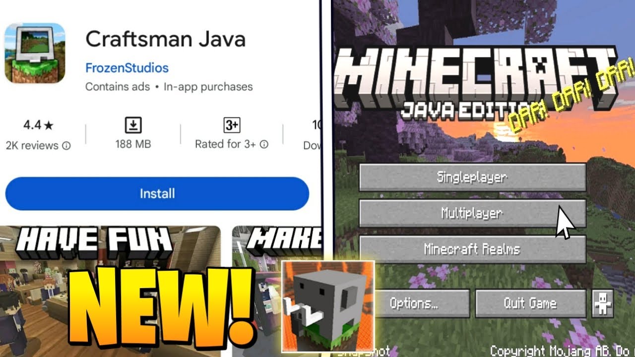 Craftsman JAVA 😱 | Download Now !