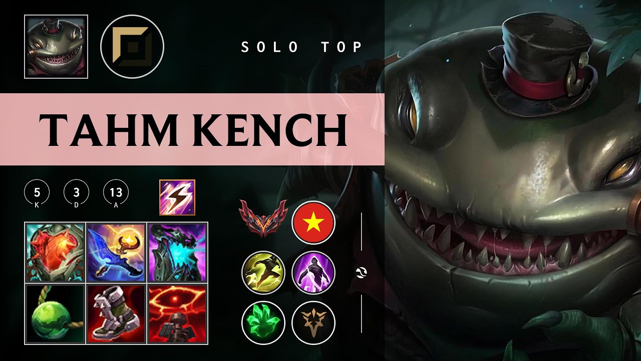 Tahm Kench Top vs Gwen - VN Grandmaster Patch 26.05