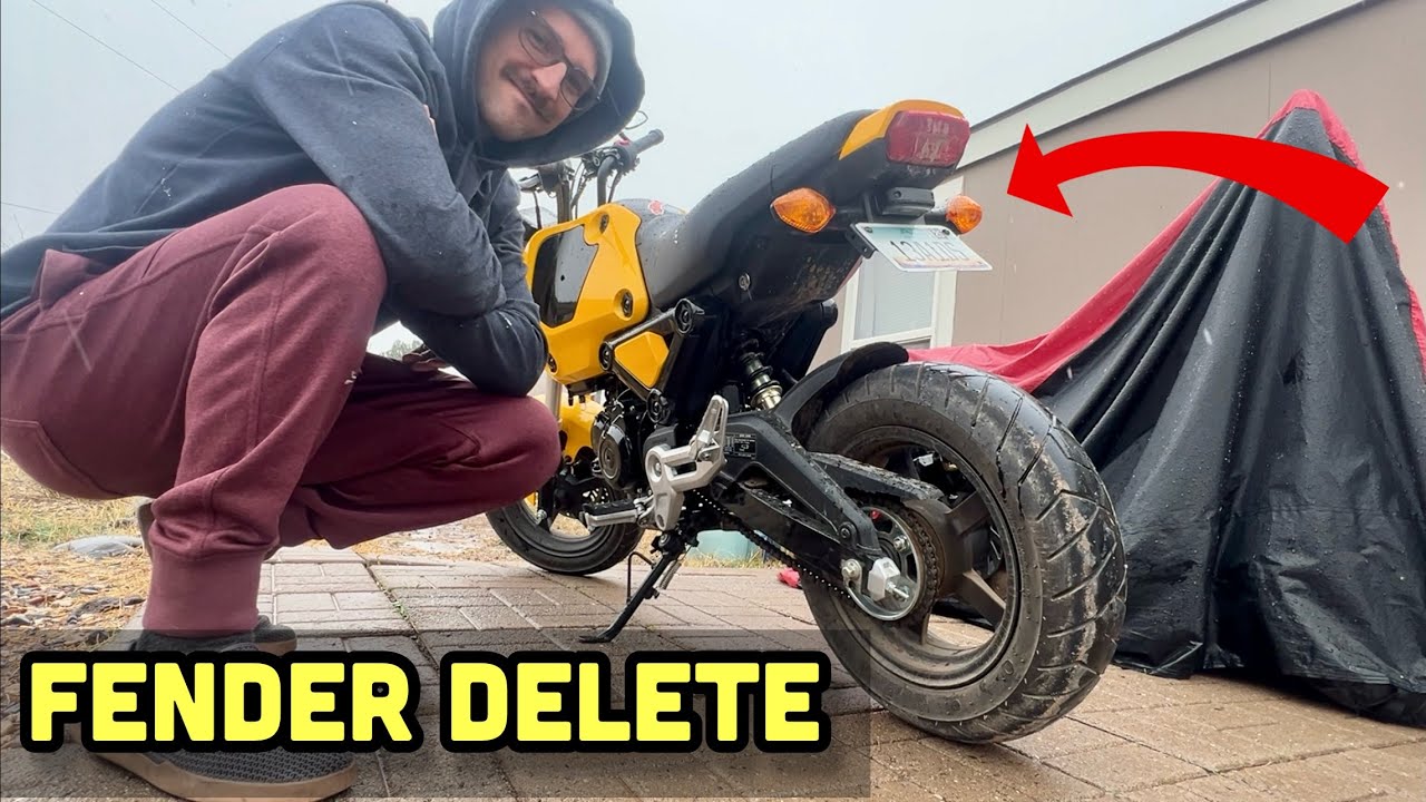 How To Install Kemimoto Fender Eliminator Kit Honda Grom
