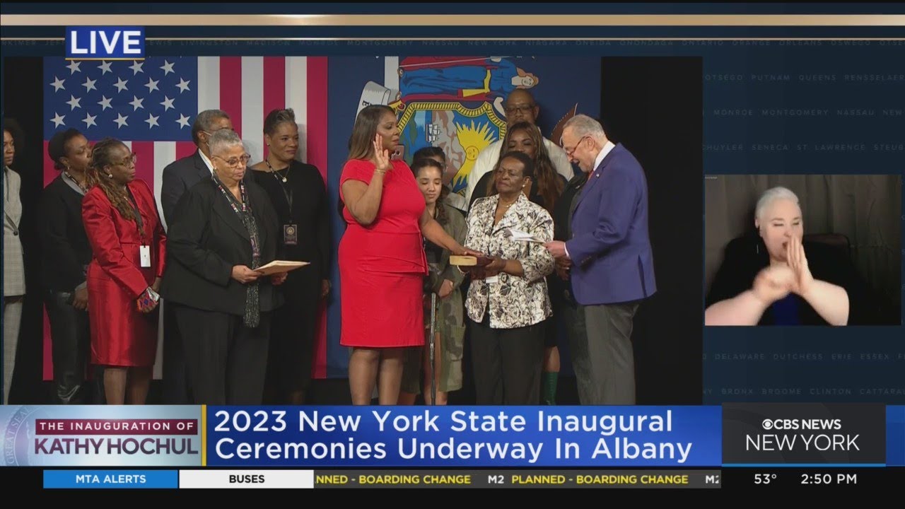 New York Attorney General Letitia James takes oath of office