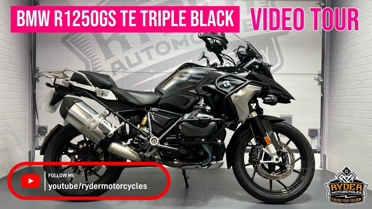 2022 BMW R1250 GS TE Triple Black - Used Bike Video Tour