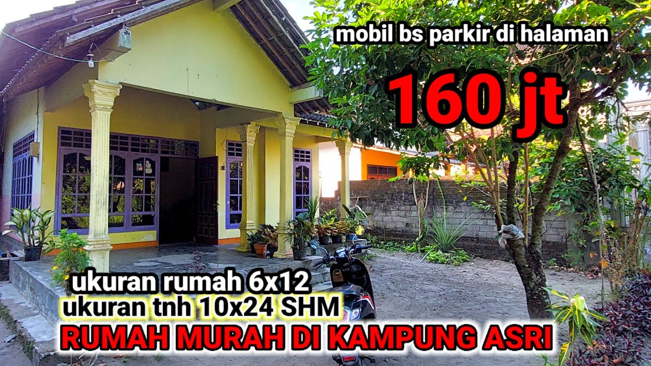 MURAAHH‼️RUMAH KAMPUNG ASRI NYAMAN  ADEM
