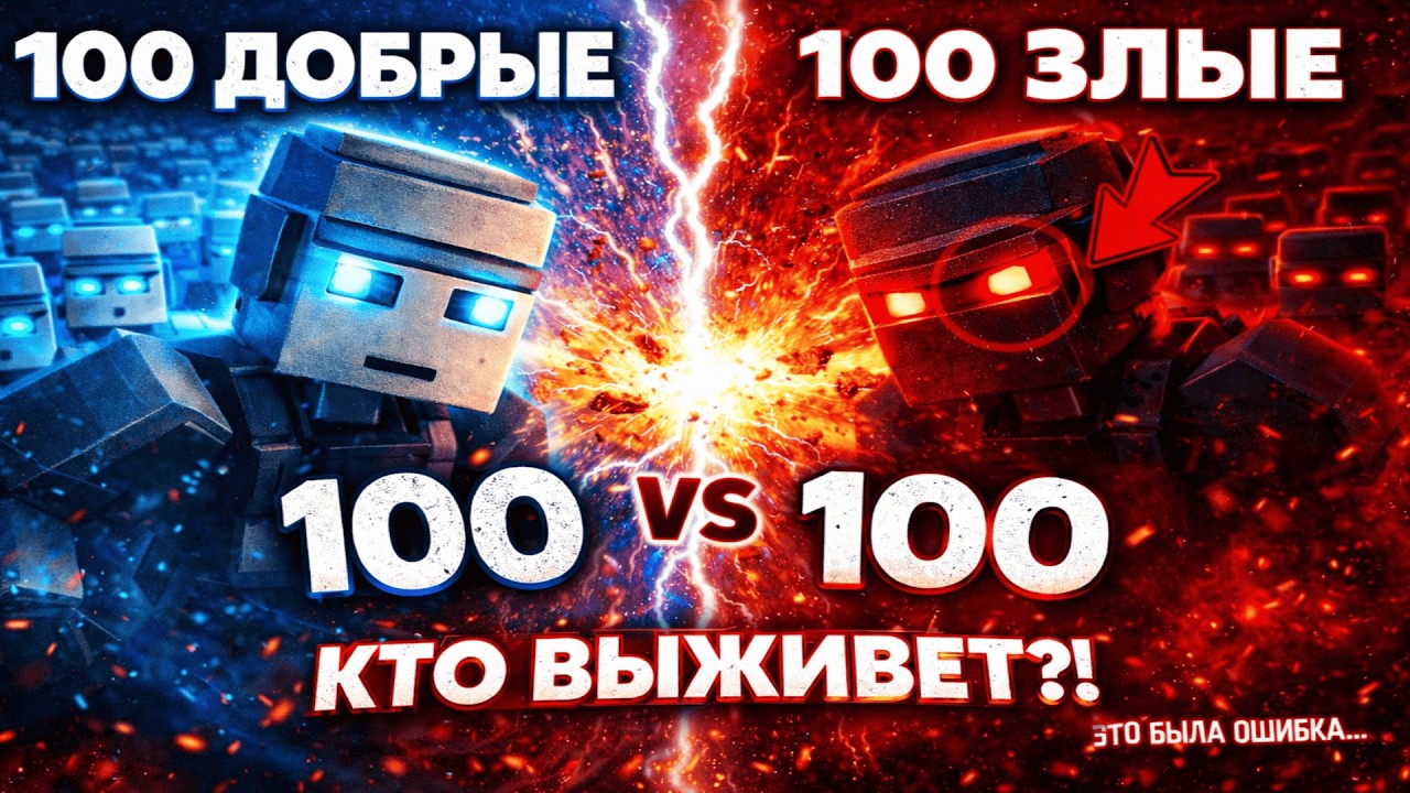 100 ДОБРЫХ ПРОТИВ 100 ЗЛЫХ В GOREBOX… ЭТО БЫЛА ОШИБКА