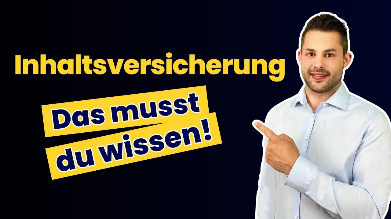 Inhaltsversicherung  🔒Alles, was du über die Inhaltsversicherung wissen musst! 🔒