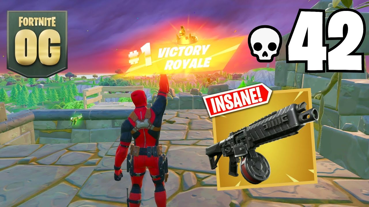 High Elimination DEADPOOL Solo vs Squads WIN Full Gameplay (Fortnite OG Chapter 1 Season X)!