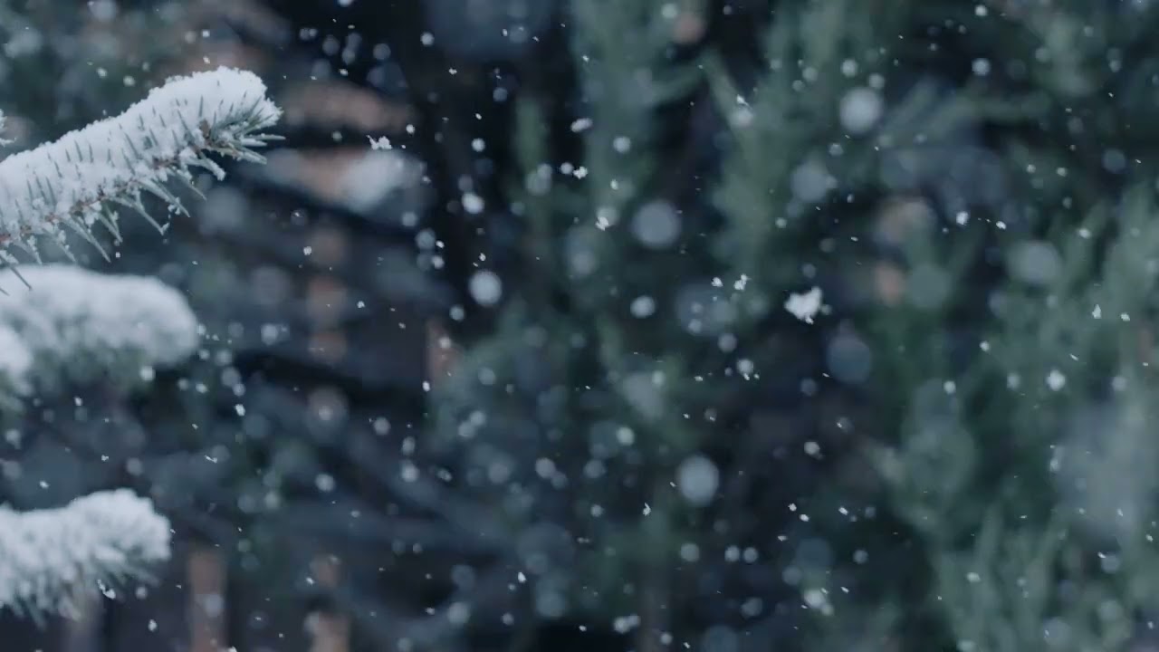 1 hour - Ambient Christmas Winter Background (Drone in D by Kevin MacLeod)