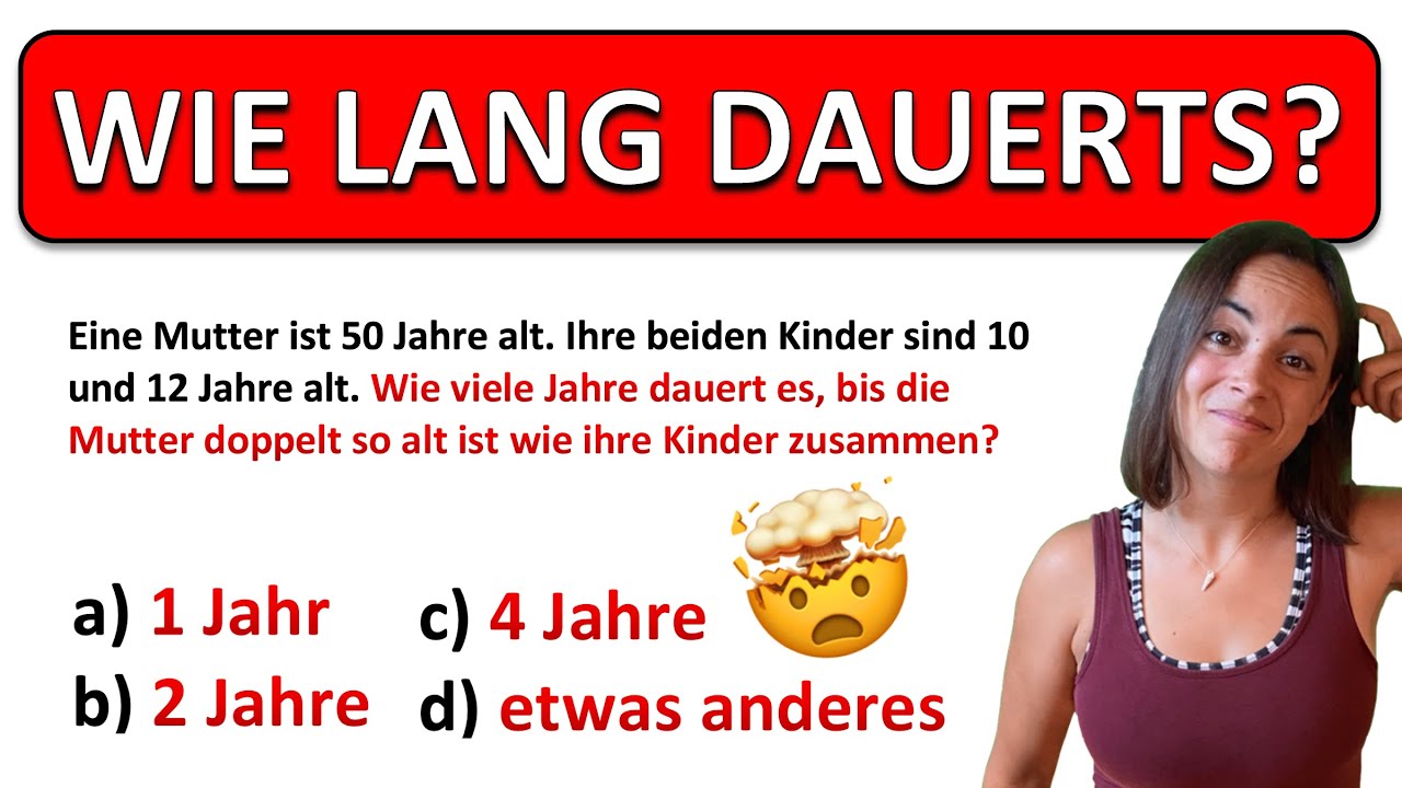 🚀🚀🚀 ALTERSRÄTSEL für Familien | SCHAFFST du dieses RÄTSEL?
