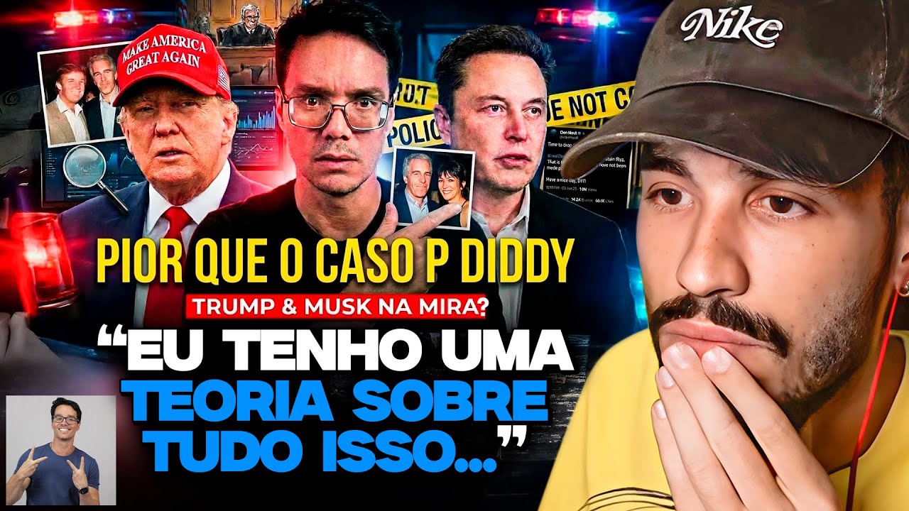 O CASO EPSTEIN FICOU MUITO PIOR! QUEM ESTÁ ENVOLVIDO? | REACT PETER AQUI