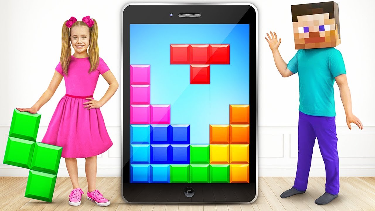 Slava en la torre de tetris y desafío de trabajo en equipo
