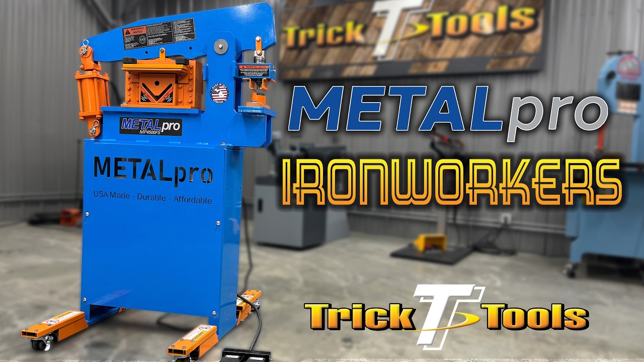 MetalPro Ironworkers Showcase -  at Trick-Tools.com #metalfab #metalfabrication #metalworkingtools