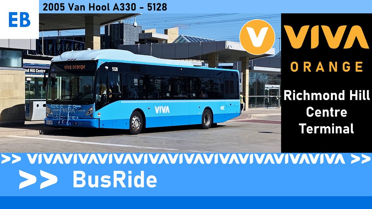 Viva Orange: Richmond Hill Centre Terminal | York Region Transit 2005 Van Hool A330 - 5128