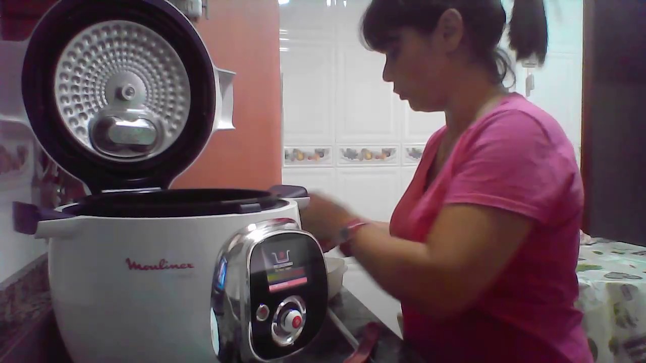 MACARRONES CON BACON CON MOULINEX COOKEO
