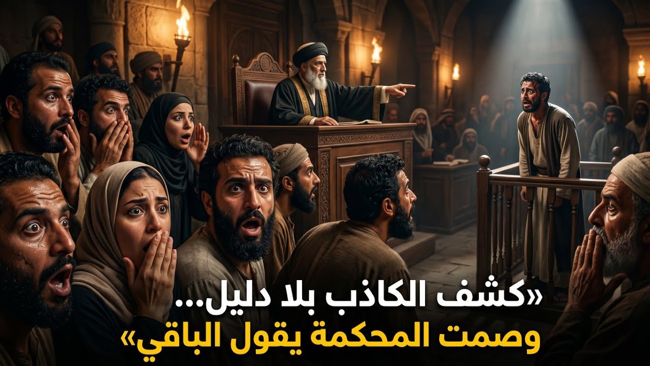 #قصة سرقه بلا ادلة او شهود.. بحيلة ذكية القاضي كشف الخائن 