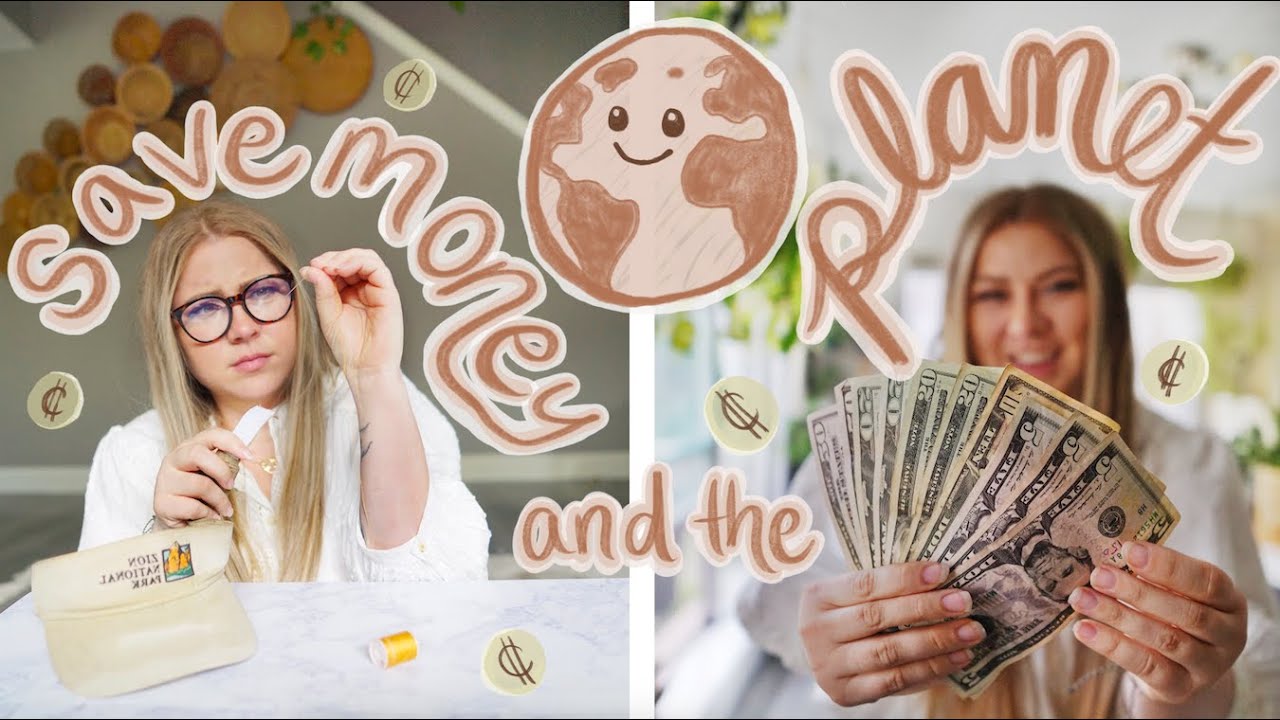 💸  40 HACKS to live sustainably & SAVE MONEY 🤑  (is zero waste more expensive?)