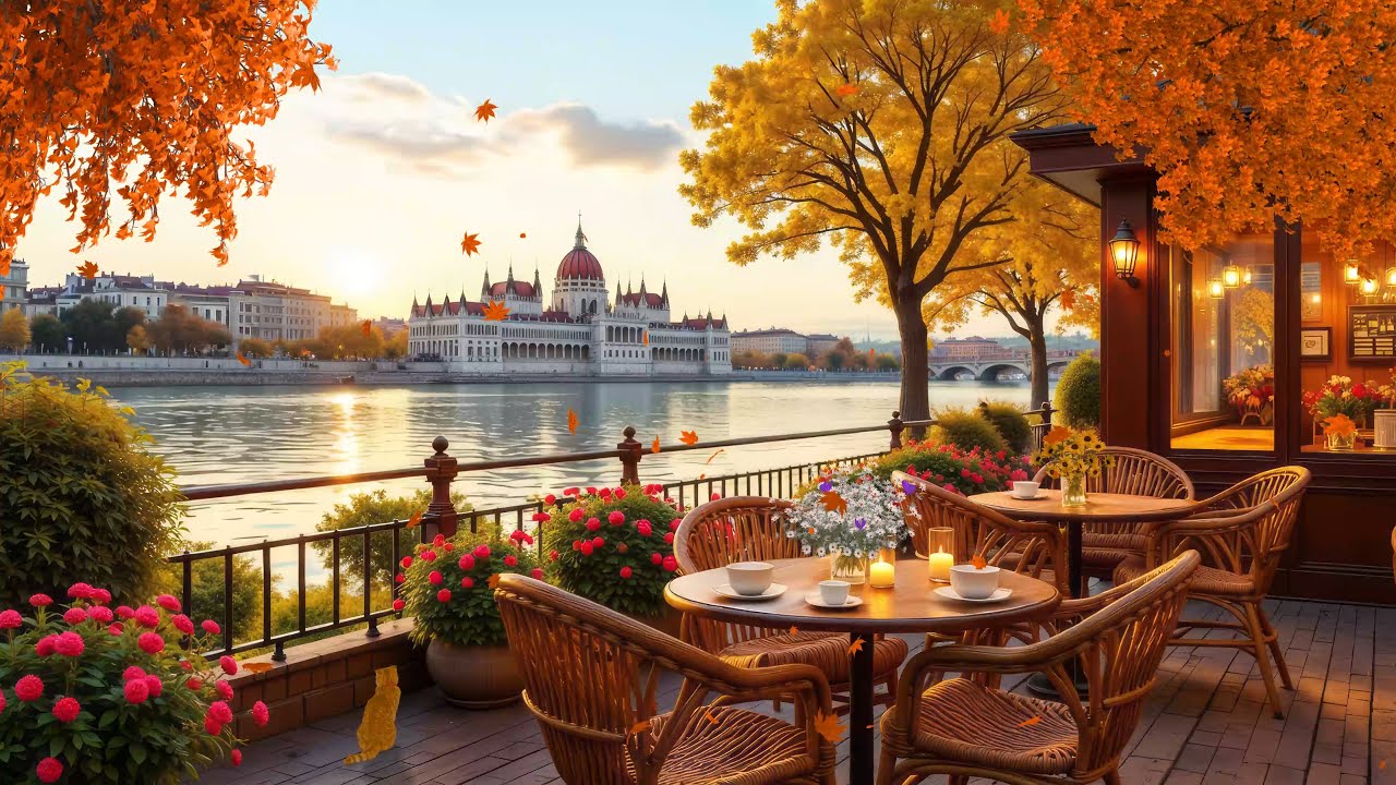 Budapest Autumn Jazz 🍁 Cozy Coffee Shop Ambience with Relaxing Jazz Instrumental Music for Work