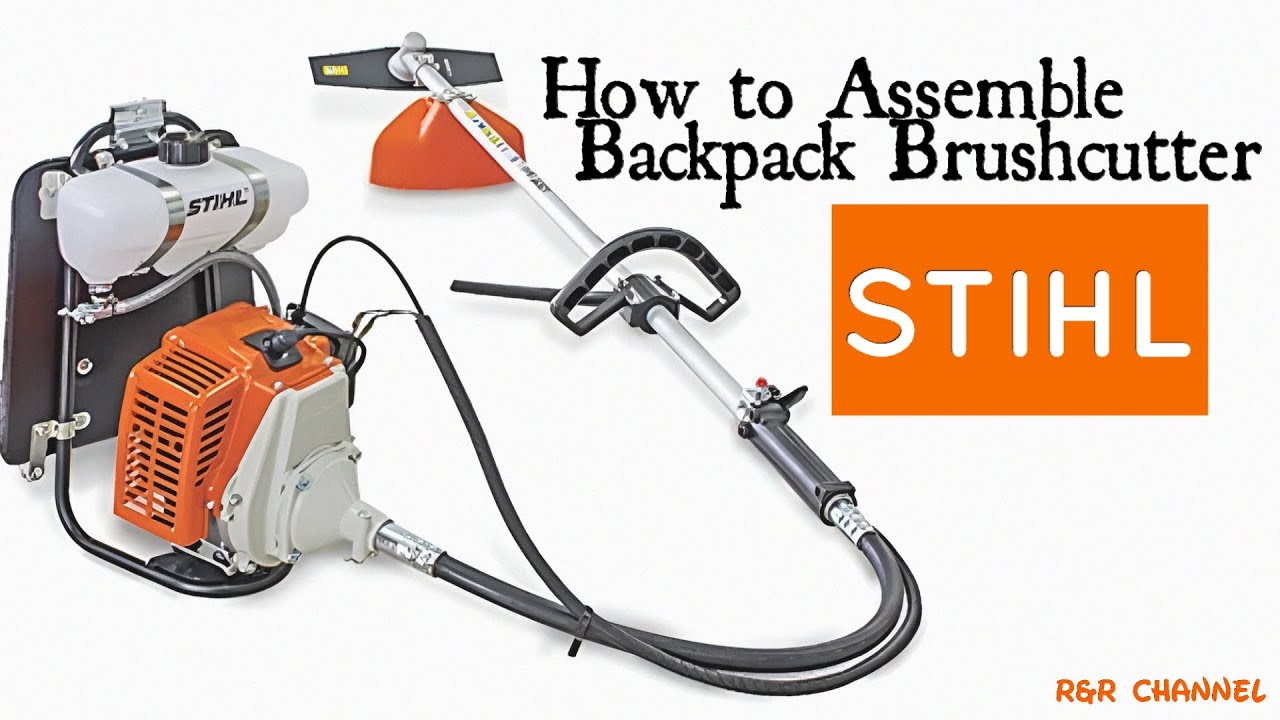 HOW TO ASSEMBLE (INSTALL) BACKPACK BRUSH CUTTER STIHL | DETAILED VIDEO : https://invl.me/cln5w2q