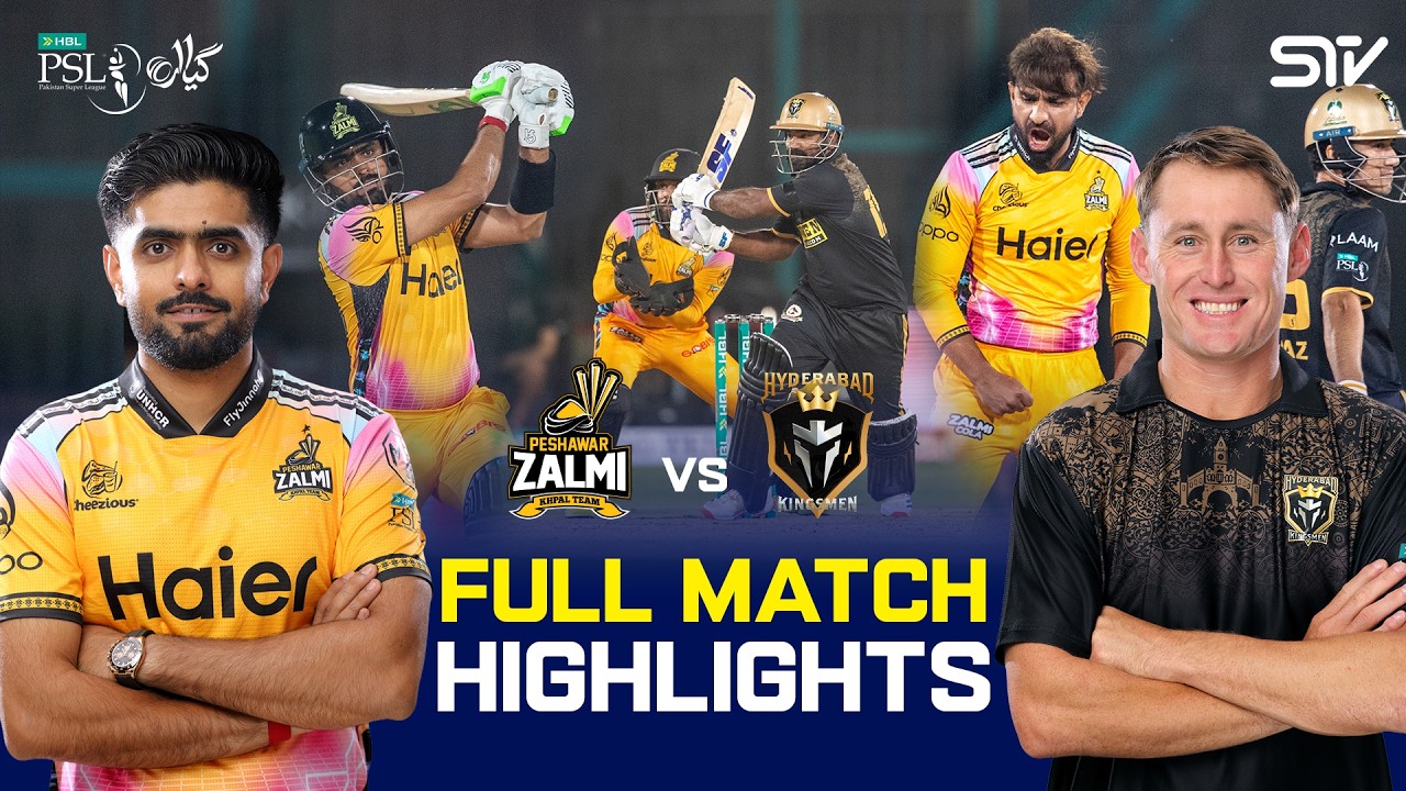 Full Match Highlights | Hyderabad Kingsmen vs Peshawar Zalmi | Match 15 | HBL PSL 11 | MZB1J