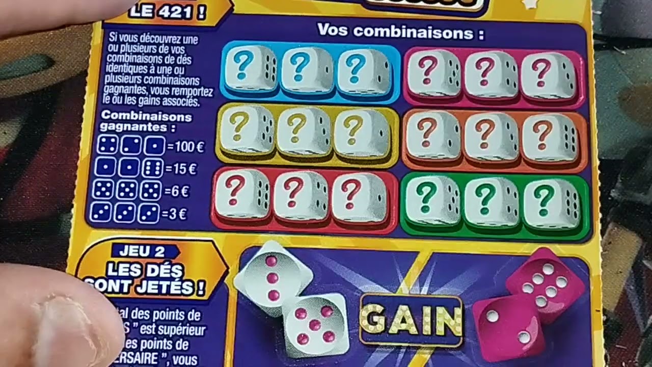 GRATTAGE DE 10  HAPPY DÉS