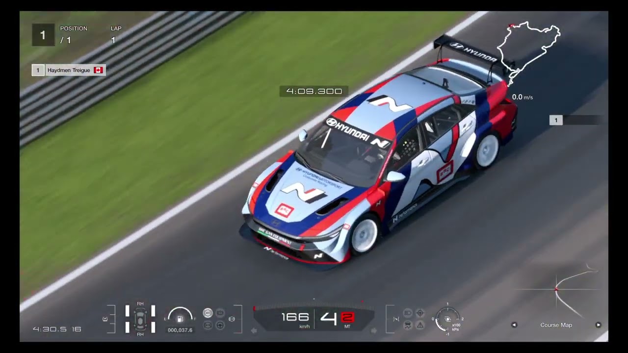 Logitech G923 - Elantra - Nurburgring Laptime Challenge - Cinematic Camera