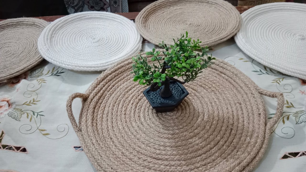البدايه واسهل طريقه عمل كوستر مكرميه 👍 الله المستعان 🤲