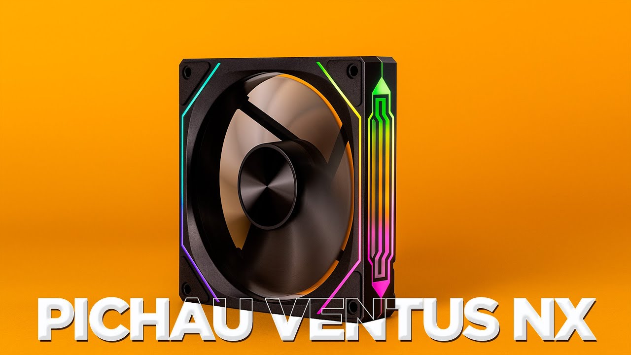 KIT DE FANS ARGB E COM REVERSE - PICHAU VENTUS NX