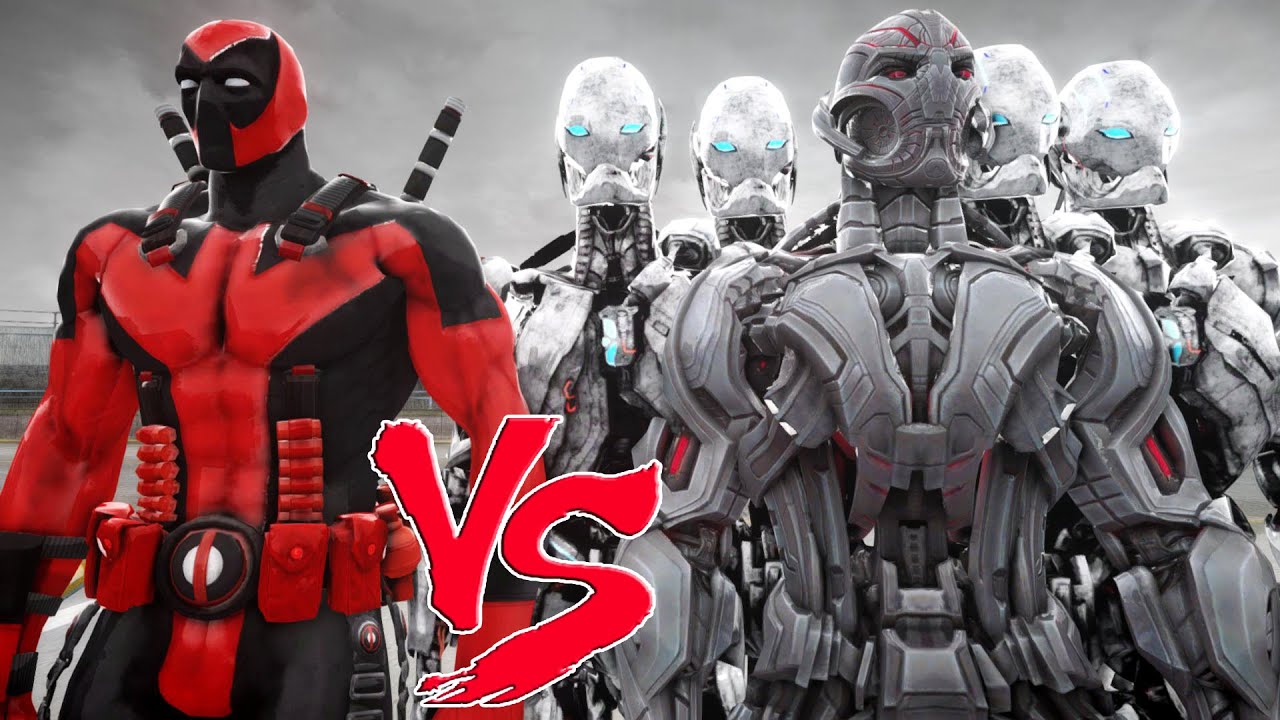 DEADPOOL VS ULTRON - EPIC BATTLE