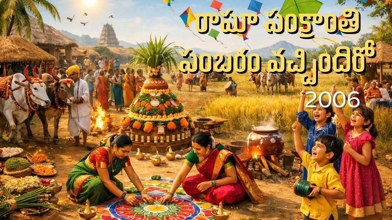 రామా&hellip; సంక్రాంతి సంబరం వచ్చిందిరో | Sankranti Telugu Song 2026 | Village Festival Song