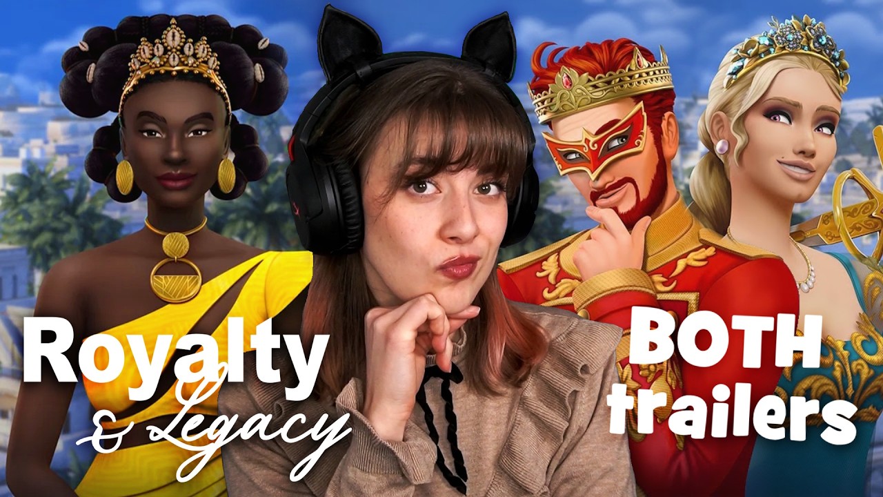 Reacting to BOTH gamepley trailers of ROYALTY & LEGACY !! 👑