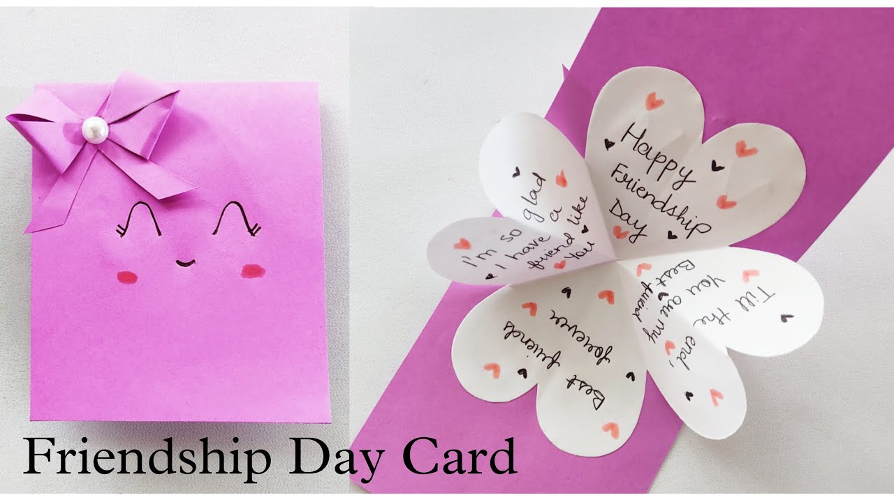 DIY Friendship Day Card Ideas | Gift Ideas #card