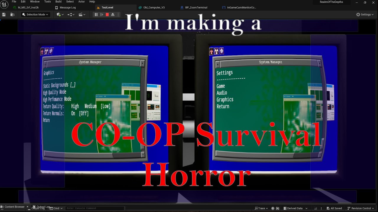 I'm making a Co-op Horror Game (1/2)