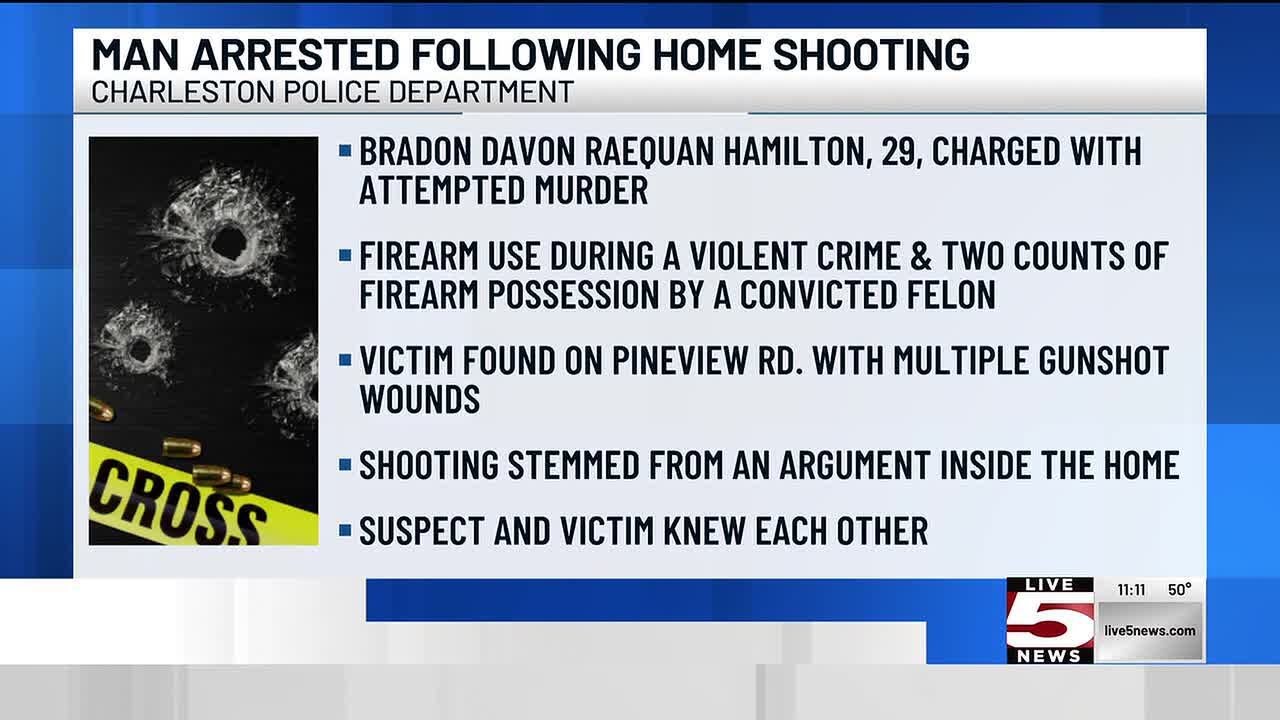 VIDEO: Charleston Police arrest man after West Ashley shooting