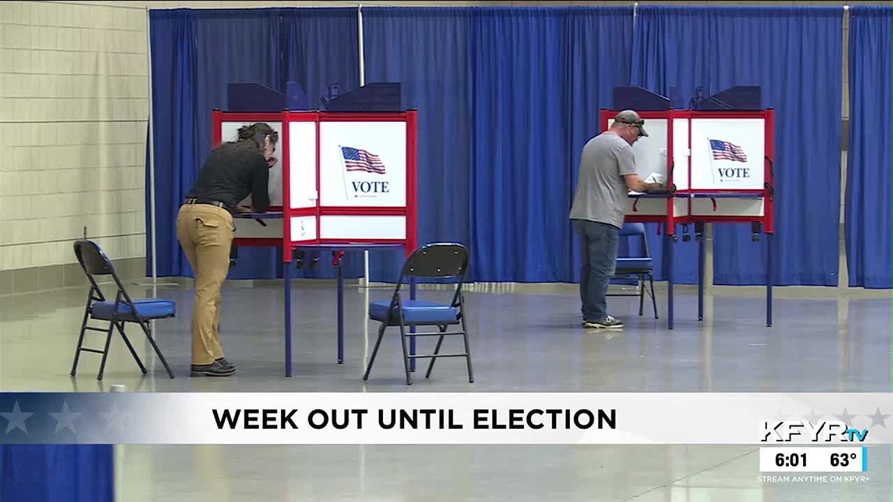 What statewide candidates are focused on during the last week before the election