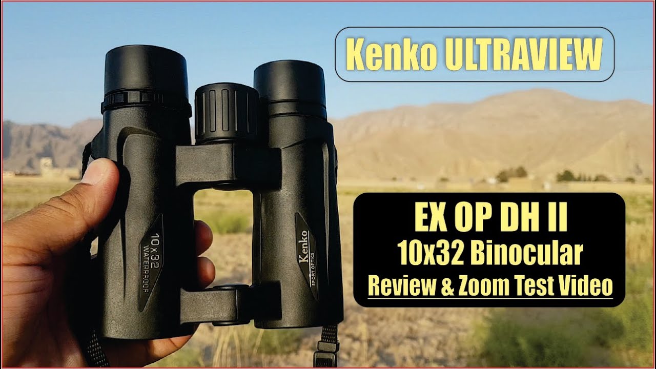 Kenko ULTRAVIEW EX OP 10x32 DH II Binocular Review and Zoom Test Video
