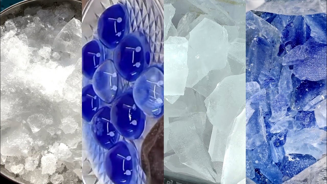 ASMR HARD ICE EATING MUKBANG / CLEAR ICE / THIN ICE 10h
